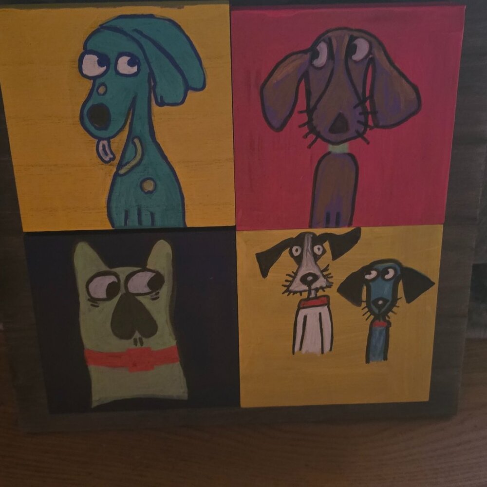 Doggie wall hanging